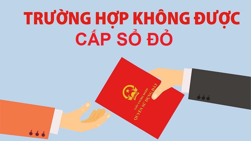 Những trường hợp không được cấp giấy chứng nhận quyền sử dụng đất theo quy định của pháp luật?